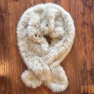 Faux fur scarf